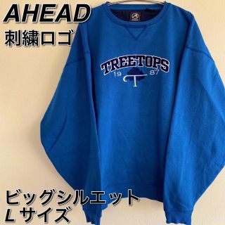 スターター(STARTER)の【レア美品】AHEAD 刺繍ロゴ ビッグシルエット L(スウェット)