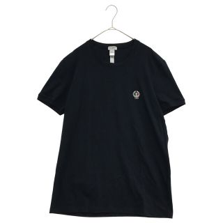 ドルチェアンドガッバーナ(DOLCE&GABBANA)のDOLCE & GABBANA ドルチェアンドガッバーナ 16SS ワンポイントDGワッペンロゴTシャツ　半袖クルーネックカットソー　ネイビー(Tシャツ/カットソー(半袖/袖なし))