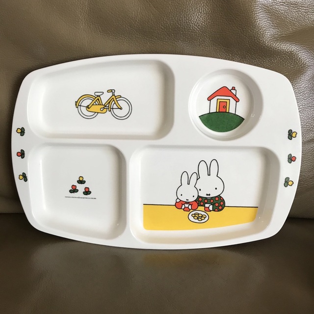 miffy(ミッフィー)のミッフィのランチプレート2枚セット インテリア/住まい/日用品のキッチン/食器(食器)の商品写真