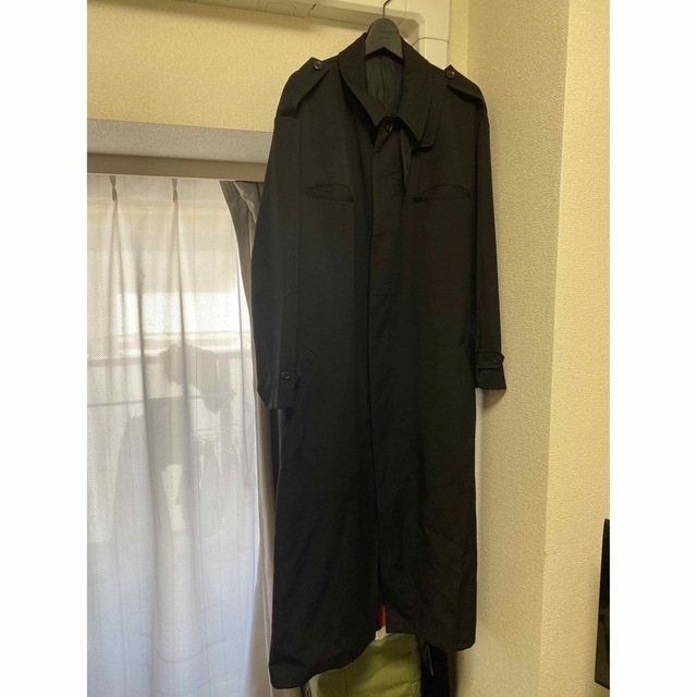 【新品】 POUR Yamamoto Yohji HOMME エポレットコート 19aw yamamoto yohji - ステンカラーコート