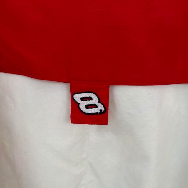 アメリカ古着NASCARハーフジップナスカーレーシングチームナイロンジャケット メンズのジャケット/アウター(ナイロンジャケット)の商品写真