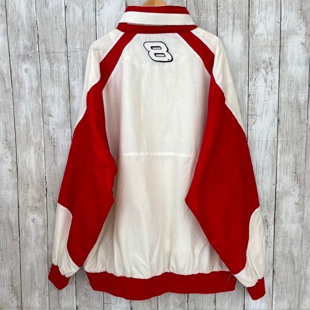 アメリカ古着NASCARハーフジップナスカーレーシングチームナイロンジャケット メンズのジャケット/アウター(ナイロンジャケット)の商品写真