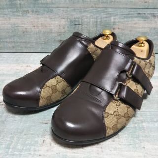 グッチ(Gucci)の超美品  GUCCI  GG総柄レザー   9.5C   スニーカー(スニーカー)