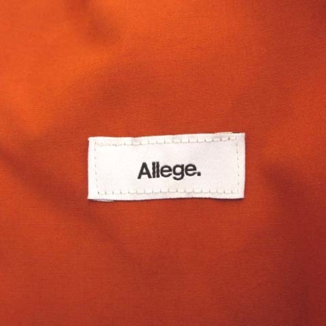 ALLEGE(アレッジ)のアレッジ AL22S-C001 ミドルコート ステンカラー オレンジ 4 メンズのジャケット/アウター(ステンカラーコート)の商品写真