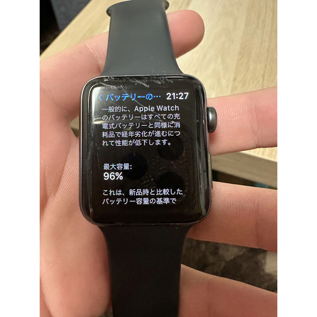 Applewatch シーズン3 GPSモデル 42mmスマホアクセサリー