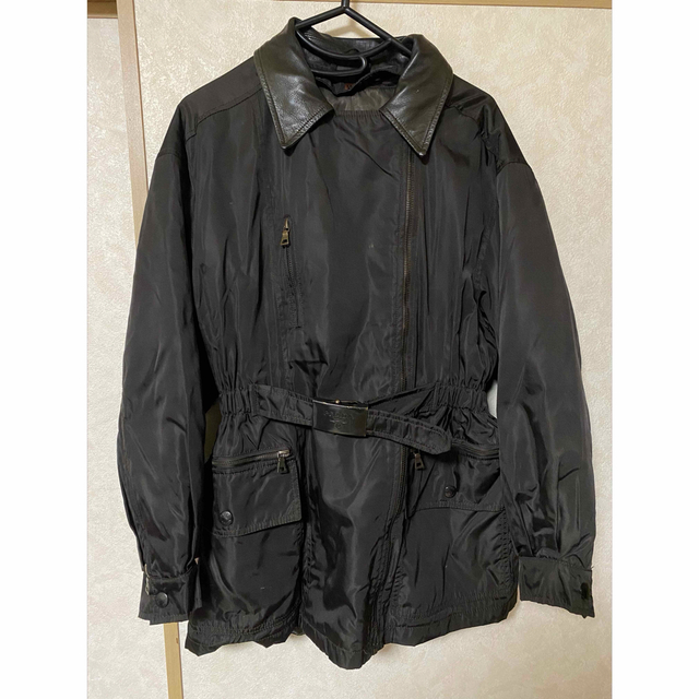 PRADA 90s 3WAY ブルゾン レザー ビンテージ オリジナル vivacf.net