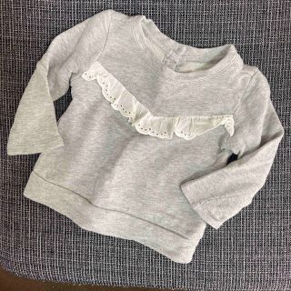 ベビーギャップ(babyGAP)のベビーギャップ　レース付トップス　90cm(Tシャツ/カットソー)