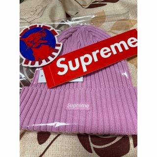 シュプリーム(Supreme)のsupreme Overdyed Beanie PINK 2023(ニット帽/ビーニー)