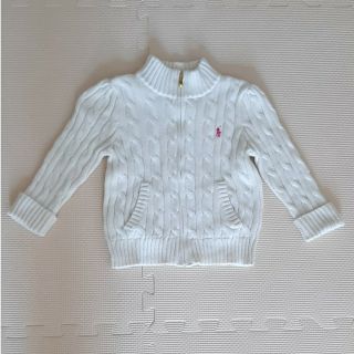 ポロラルフローレン(POLO RALPH LAUREN)のラルフローレン　白　カーディガン(カーディガン)