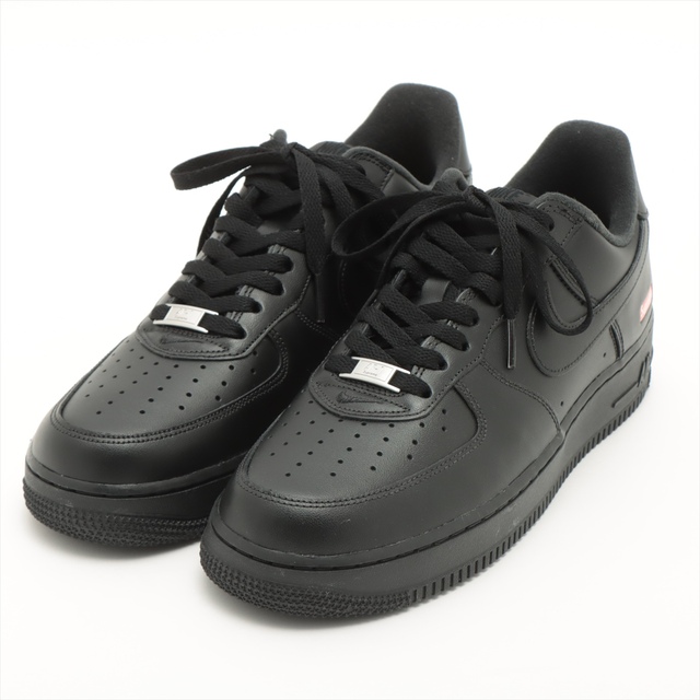 ナイキ AIR FORCE 1 レザー 27.0cm ブラック メンズ ス10cmソール高