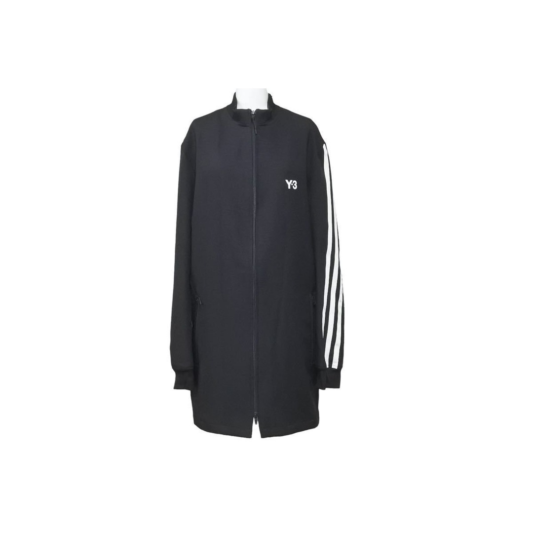 極美品 Y-3 ワイスリー ジャケット M CH1 TRACK TOP - STRIPES HG6076 ブラック ホワイト サイズS  46684