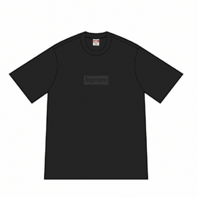 Supreme Tonal Box Logo Tee "Black" XXL