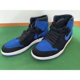 ナイキ(NIKE)のROYAL NIKE AIR JORDAN1 RETRO HI FLYKNIT(スニーカー)