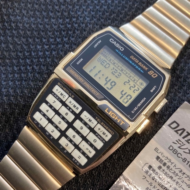 新品デッドストック　CASIO  DBC-810 カシオ　データバンク