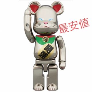 ベアブリック(BE@RBRICK)の超合金 BE@RBRICK 招き猫 銀メッキ弐 レア 希少 開運　ベアブリック(その他)