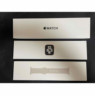 アップルウォッチ(Apple Watch)の【極美品】アップルApple Watch SE 40mm GPSモデル(その他)