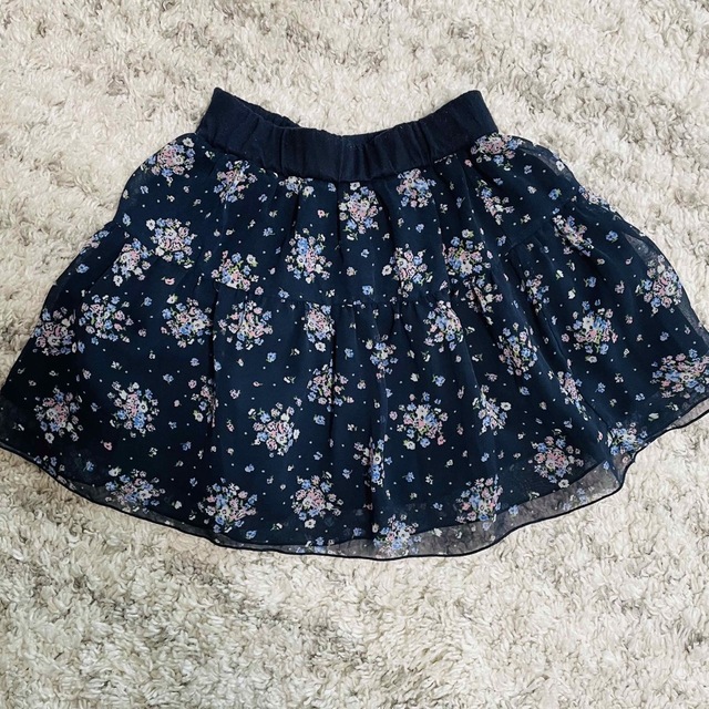 COMME CA ISM(コムサイズム)のCOMME CA ISM リバーシブルスカート　100サイズ キッズ/ベビー/マタニティのキッズ服女の子用(90cm~)(スカート)の商品写真