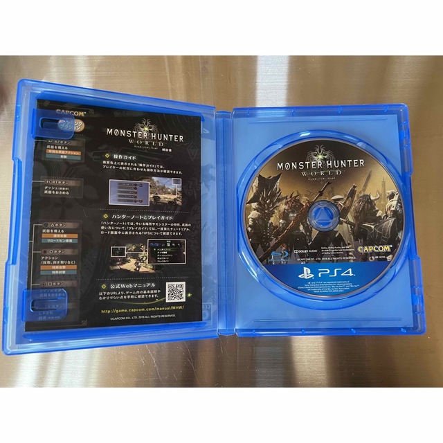 PlayStation4(プレイステーション4)のモンスターハンター：ワールド PS4 エンタメ/ホビーのゲームソフト/ゲーム機本体(家庭用ゲームソフト)の商品写真