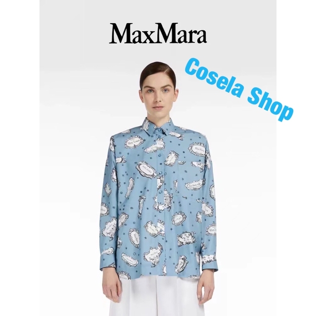 Max Mara - ️MaxMara正規23早春新作マックスマーラロゴシャツブラウスの通販 by cosela’s shop｜マックスマーラ