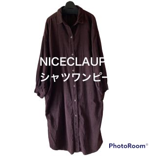 ナイスクラップ(NICE CLAUP)のコーデュロイロングワンピース(ロングワンピース/マキシワンピース)