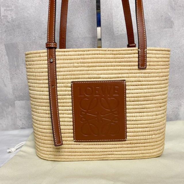 女性に人気! LOEWE - 極美品 ロエベ スクエア バスケットバッグ