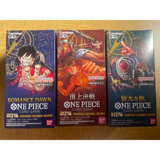 ONE PIECE カード　ROMANCE DAWN 頂上決戦 各1箱　値下げ