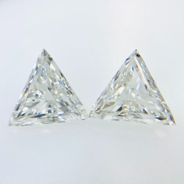 日本最大の トリリアントカット!セット石! 0.640ct/0.721ct/RT1937