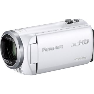 パナソニック(Panasonic)の新品パナソニック HDビデオカメラV480MS 32GB HC-V480MS-W(ビデオカメラ)