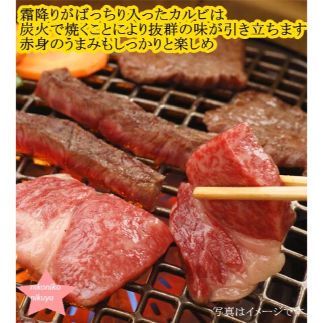 肉 牛肉 黒毛和牛 焼肉 特選黒毛和牛カルビ500g 贈答品・送料無料