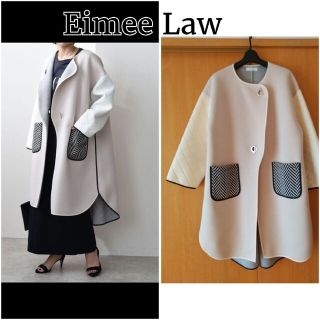 イエナ(IENA)のヘイホー様専用♪Eimee Law人気完売 3TEXバーボタン ノーカラーCT(ロングコート)