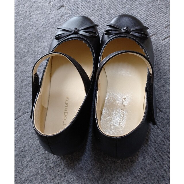 21cm  ブラック  フォーマルジュース  白靴下付き キッズ/ベビー/マタニティのキッズ靴/シューズ(15cm~)(フォーマルシューズ)の商品写真