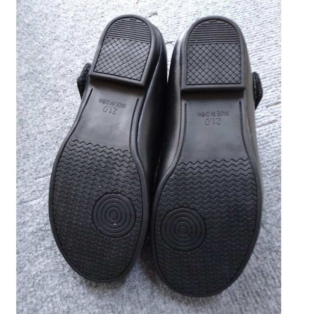 21cm  ブラック  フォーマルジュース  白靴下付き キッズ/ベビー/マタニティのキッズ靴/シューズ(15cm~)(フォーマルシューズ)の商品写真