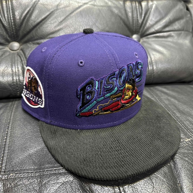 ニューエラ☆別注 59FIFTY Buffalo Bisons☆限定品キャップ