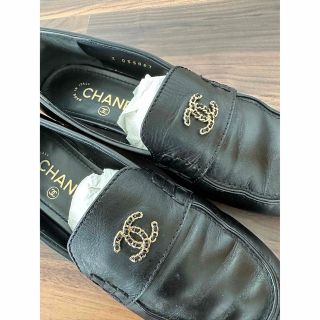 CHANEL - CHANEL チェーン ローファー 36 直営店購入 エルメスの通販