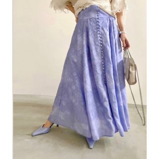 アメリヴィンテージ(Ameri VINTAGE)のAmeri VINTAGE MEDI LAMP EMBROIDERY SKIRT(ロングスカート)