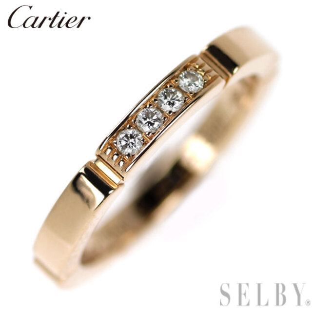 割引購入 カルティエ - Cartier K18PG 47号 マイヨンパンテール リング