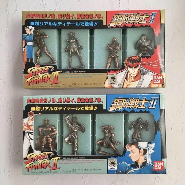 ストリートファイターII『鋼の戦士I+II メタル フィギュア』レア品【未 ストリートファイターII『鋼の戦士I+II メタル フィギュア』レア品【未