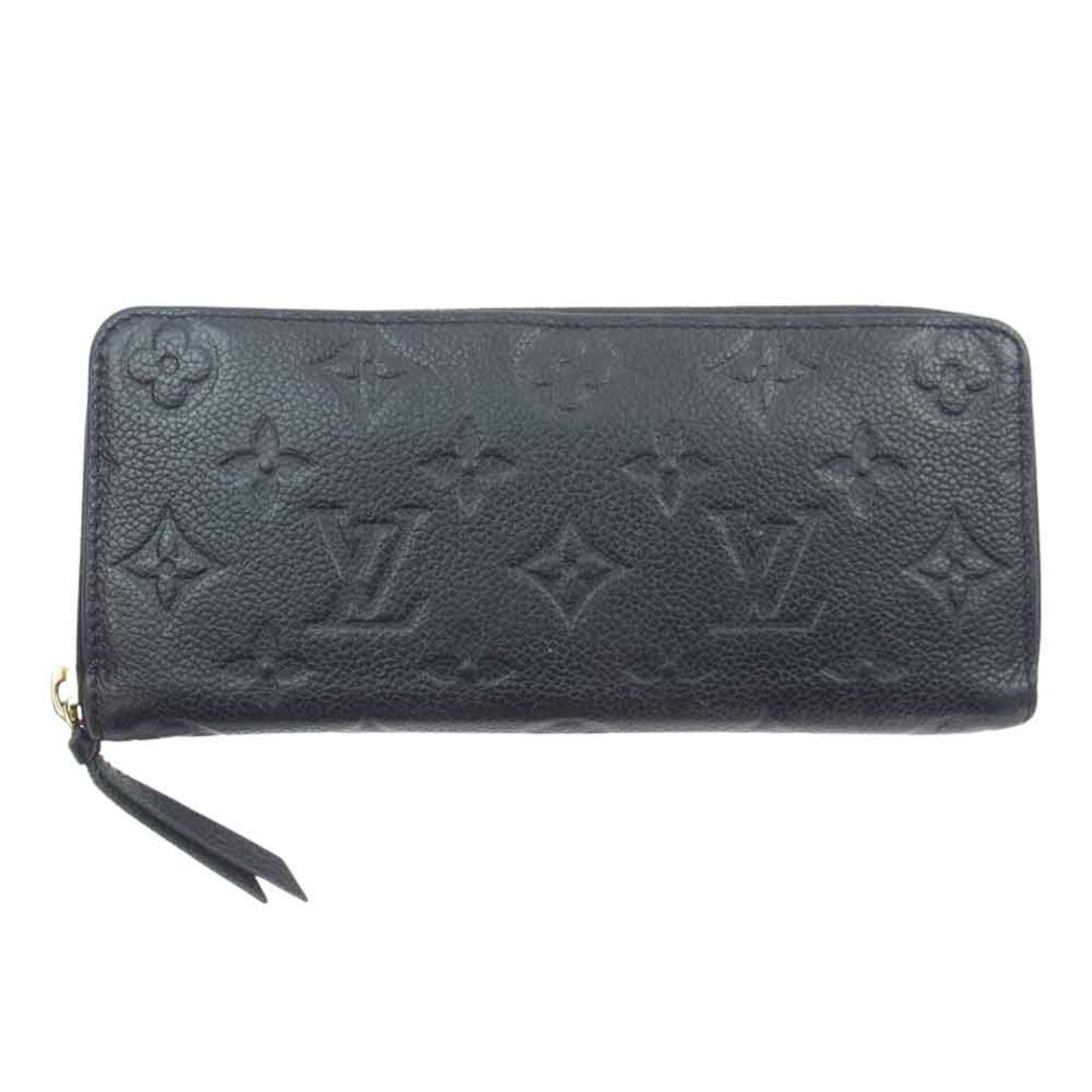 LOUIS VUITTON ルイ・ヴィトン 財布 M60171 モノグラム アンプラント ポルトフォイユ クレマンス ラウンドファスナー 長財布 ダークネイビー系レディース