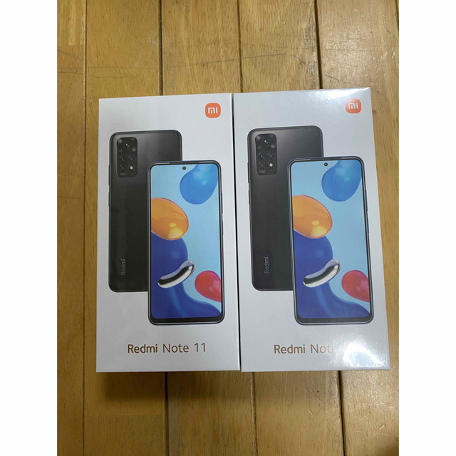 Redmi Note 11  グラファイトグレー2台