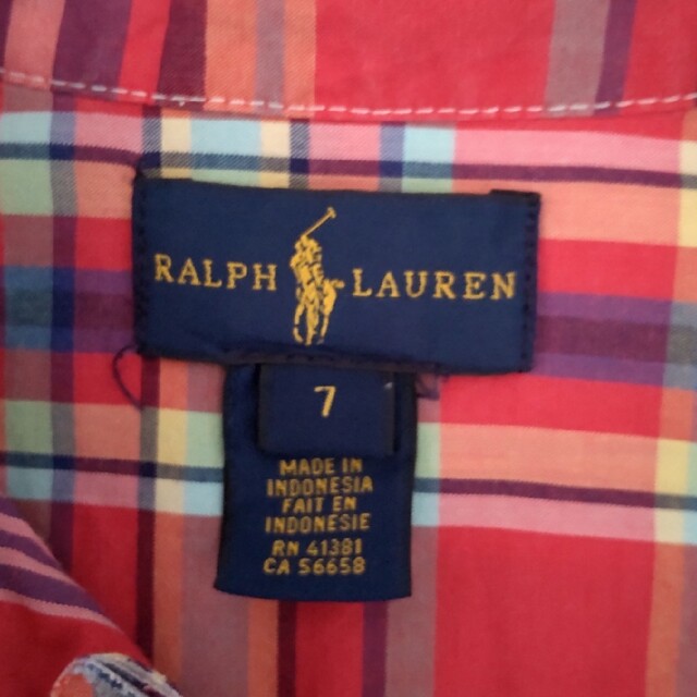 Ralph Lauren(ラルフローレン)のキッズ　男の子　ラルフローレン　ブラウス キッズ/ベビー/マタニティのキッズ服男の子用(90cm~)(Tシャツ/カットソー)の商品写真