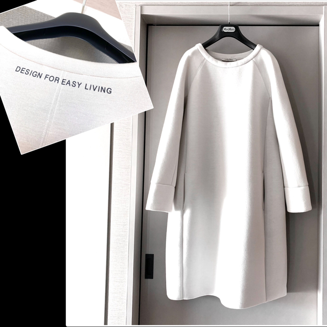 新品同様‼️マックスマーラ'S Max Mara ロゴ入り ふんわりワンピース