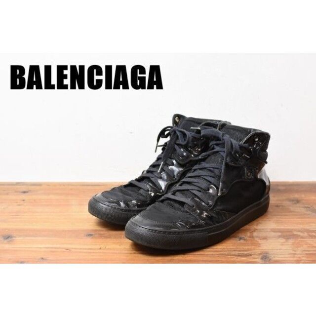 MN AA0005 イタリア製 BALENCIAGA バレンシアガ レザー10ソール高さ