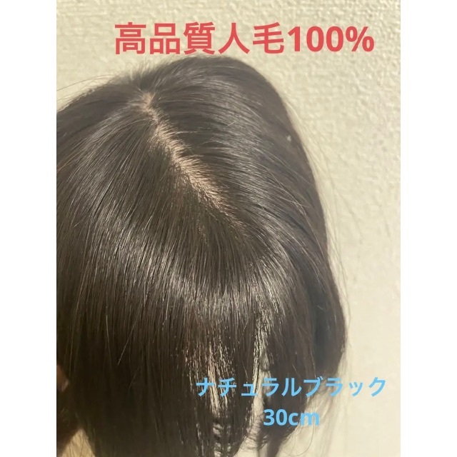 【新品】人毛100% ヘアピース