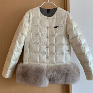 モンクレール(MONCLER)のmm様お取り置き♡タイオンエクストラ popup限定 裾フォックスファー付ダウン(ダウンジャケット)