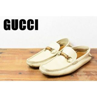 グッチ(Gucci)のMN AA0009 高級 近年モデル GUCCI グッチ レザー メンズ(スリッポン/モカシン)