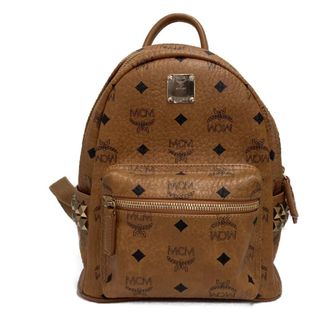 エムシーエム(MCM)の□□MCM エムシーエム サイドスタッズ 付き　バックパック　リュック ブラウン(その他)