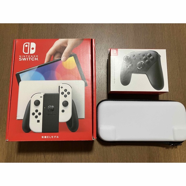 Nintendo Switch 有機ELモデル ホワイト+プロコン+ケースセット | www