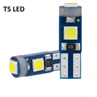 LED T5 3030SMD 3連 ホワイト2個(タイヤ・ホイールセット)