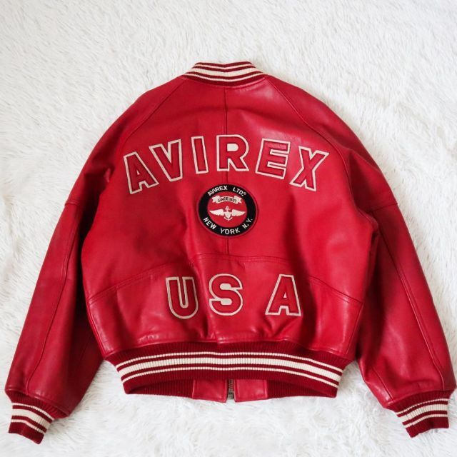 AVIREX アヴィレックス スタジャン VARSITY JACKET 新品 | www