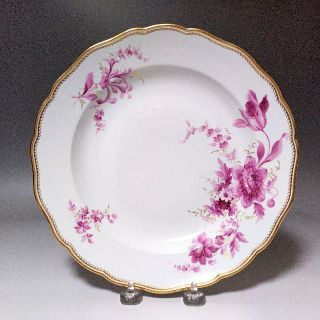 マイセン(MEISSEN)のマイセン Meissen 1880年頃 金彩カマユピンク ディナープレート B(食器)